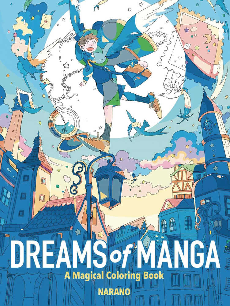 Dreams of Manga Magical Coloring Book