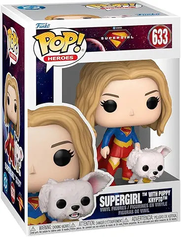 Pop Supergirl Movie Supergirl with Puppy Krypto