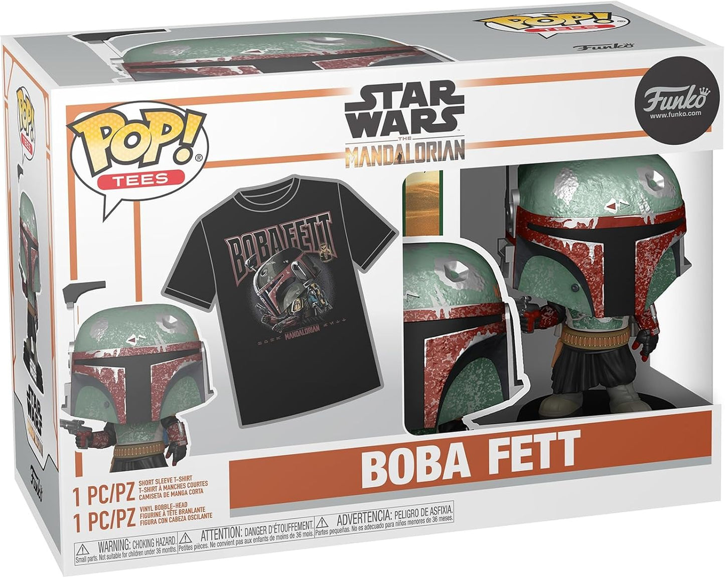 Pop Tees Mandalorian Boba Fett