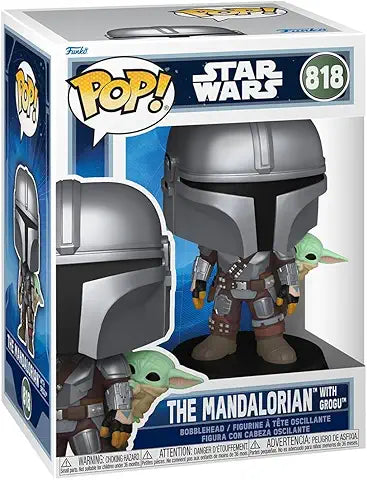 Pop Star Wars Mandalorian & Grogu Movie Mandalorian with Grogu