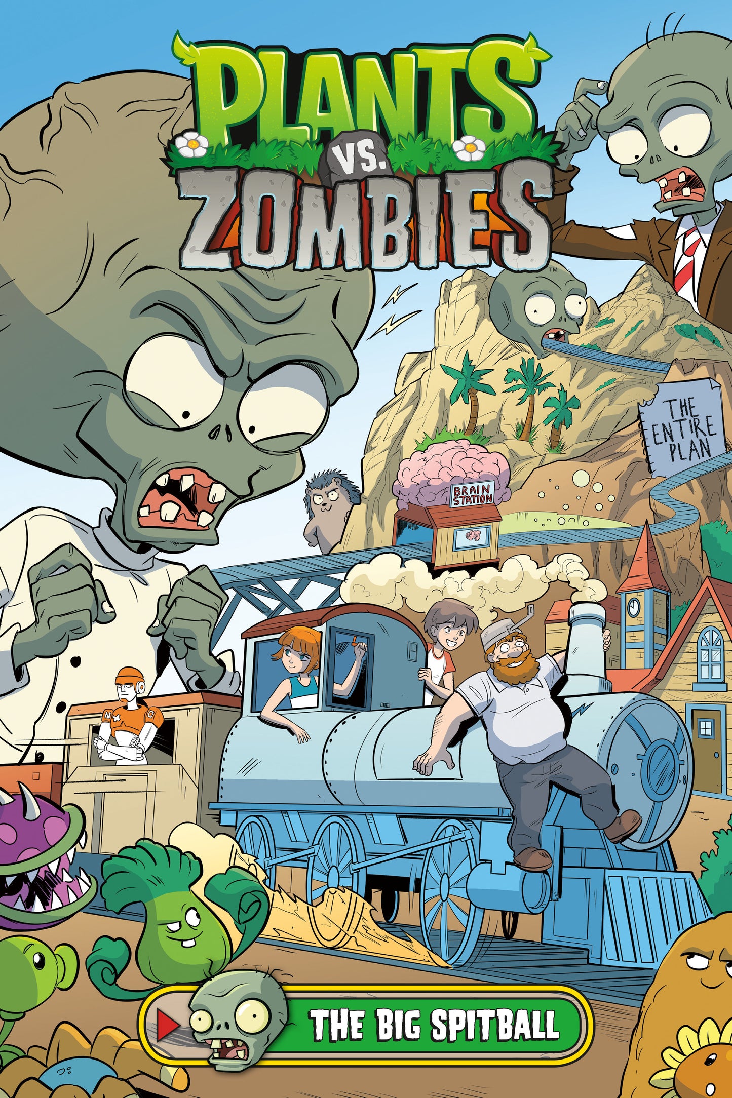 Plants vs Zombies Volume 24 The Big Spitball