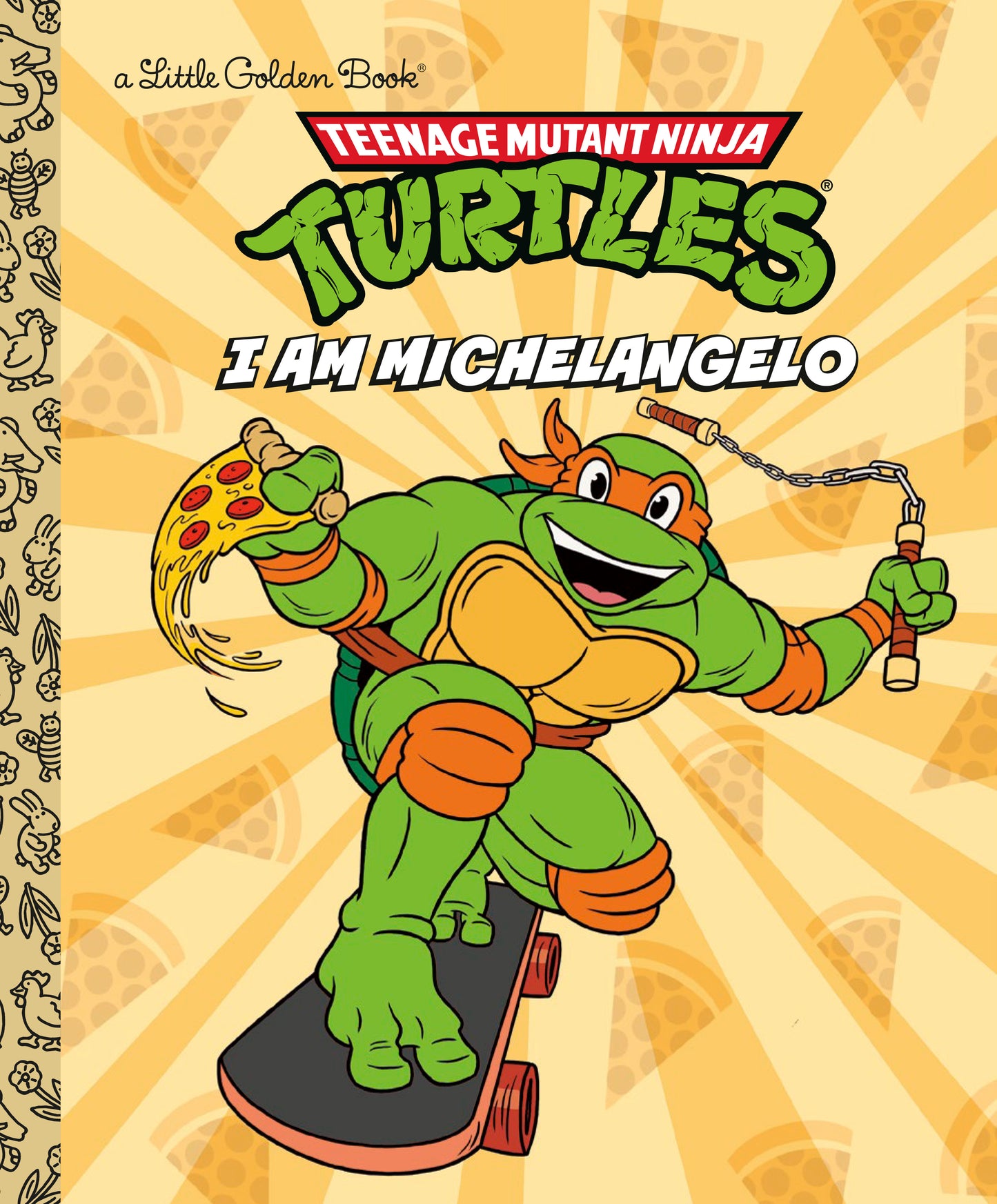 Little Golden Book TMNT I Am Michelangelo