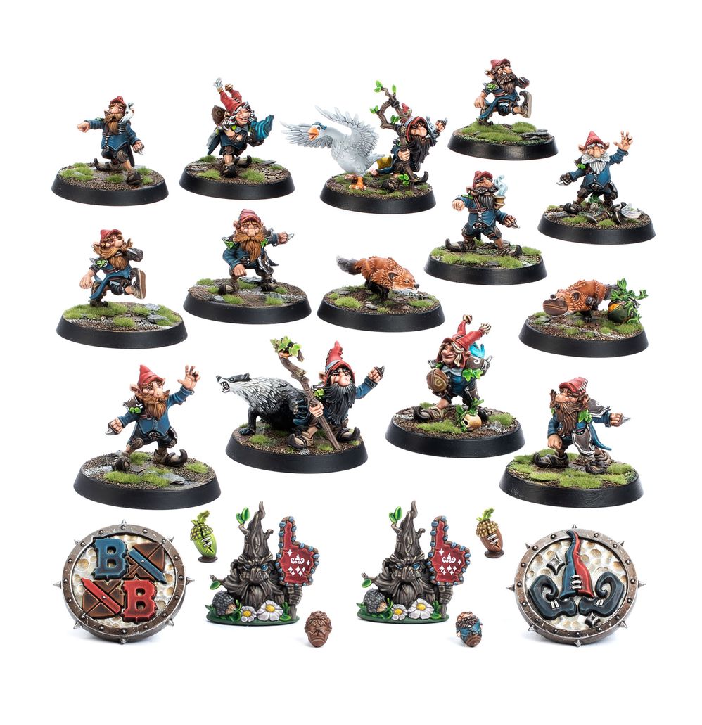 Blood Bowl Gnome Team: The Glimdwarrow Groundhogs