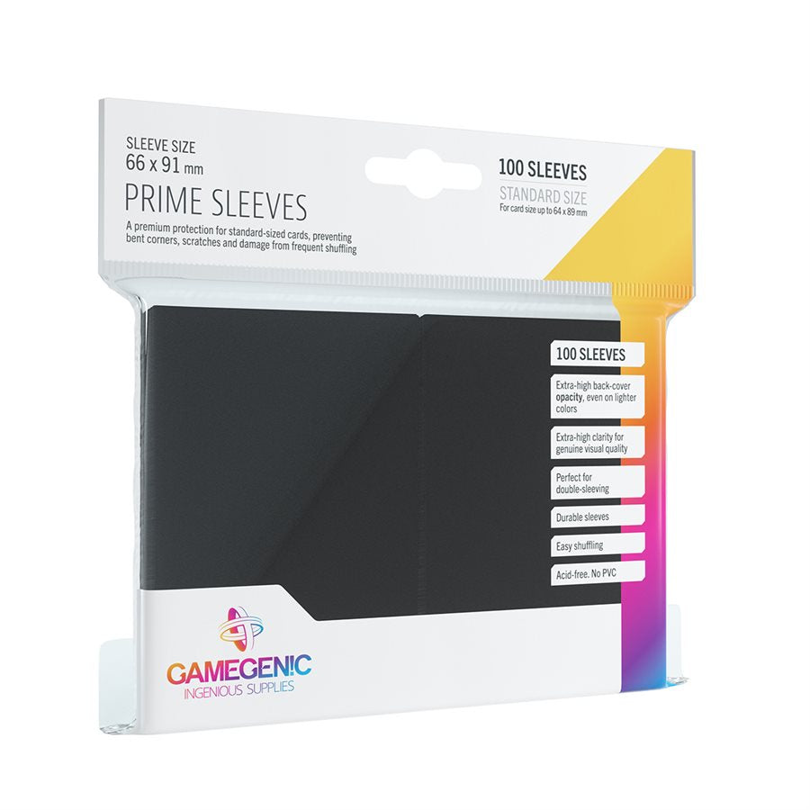 Gamegenic Prime Black Sleeves 100ct