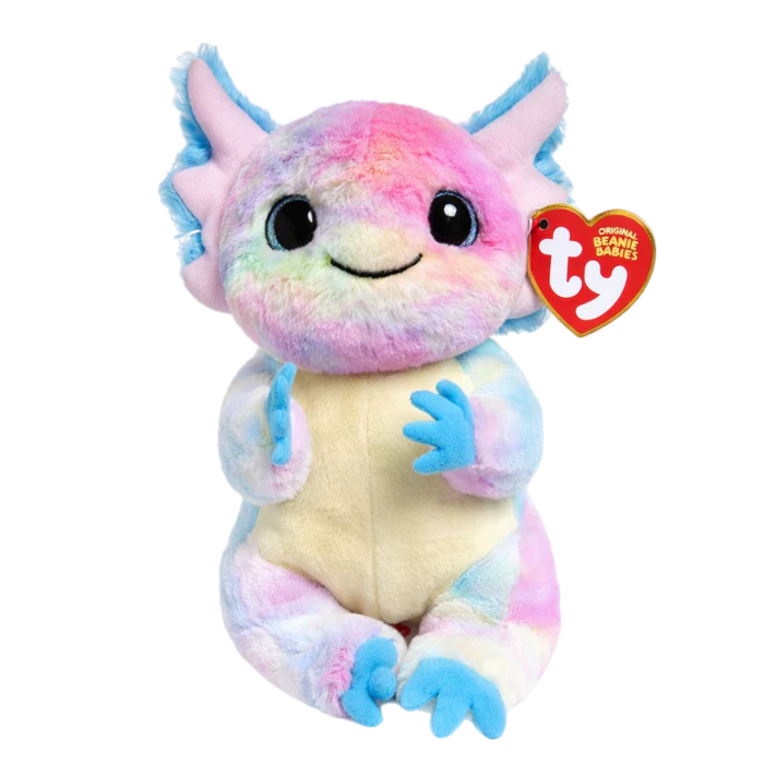 Loxie Axolotl with Pink Belly Beanie Bellies