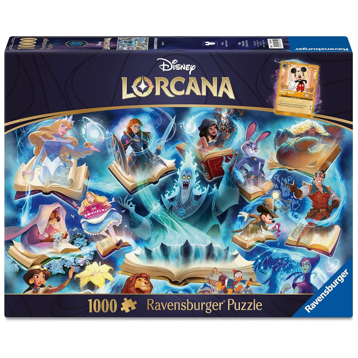 Sapphire Glimmers of the Realm Lorcana 1000pc Puzzle