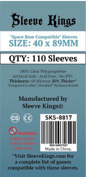 Card Sleeves 40 x 89mm