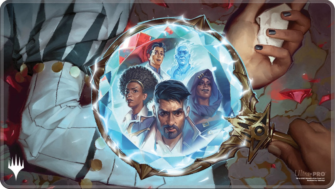 Magic Murders at Karlov Manor Key Art Holofoil Playmat