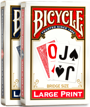 Bicycle Cards - Bridge Size Large Print