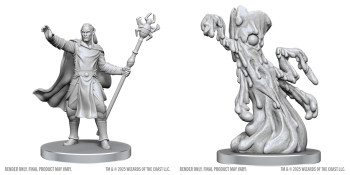 D&D Unpainted Drow Mage & Yochlol (WV28)