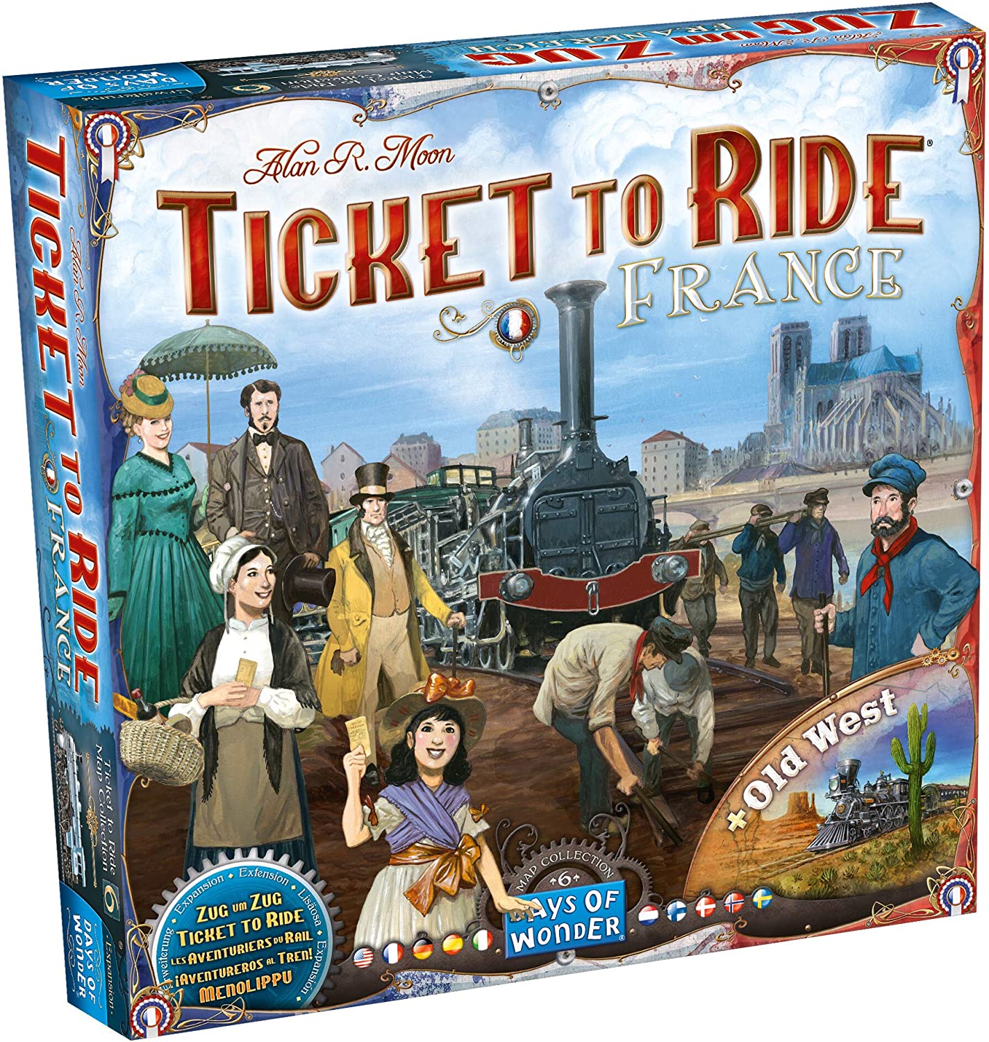 Ticket to Ride Map Collection 6 - France/Old West
