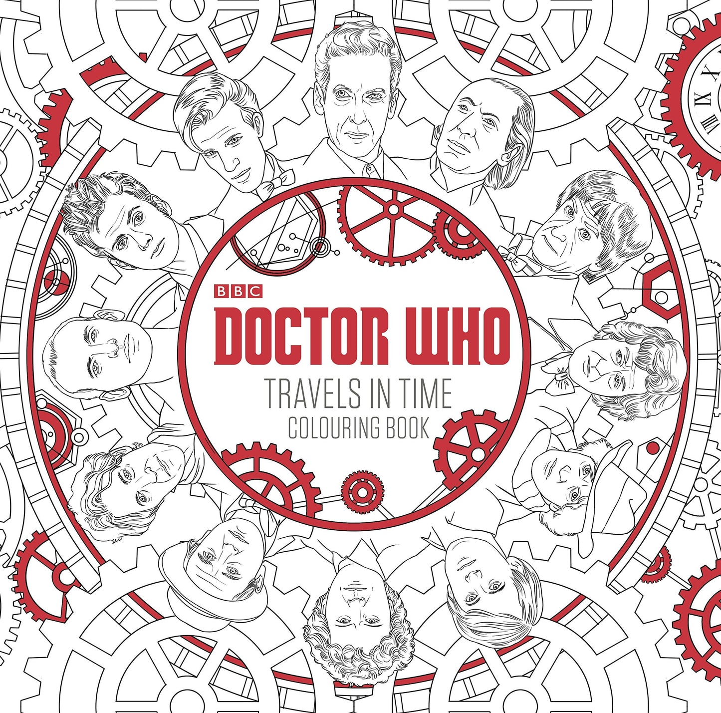 Doctor Who Travels In Time Colouring Book