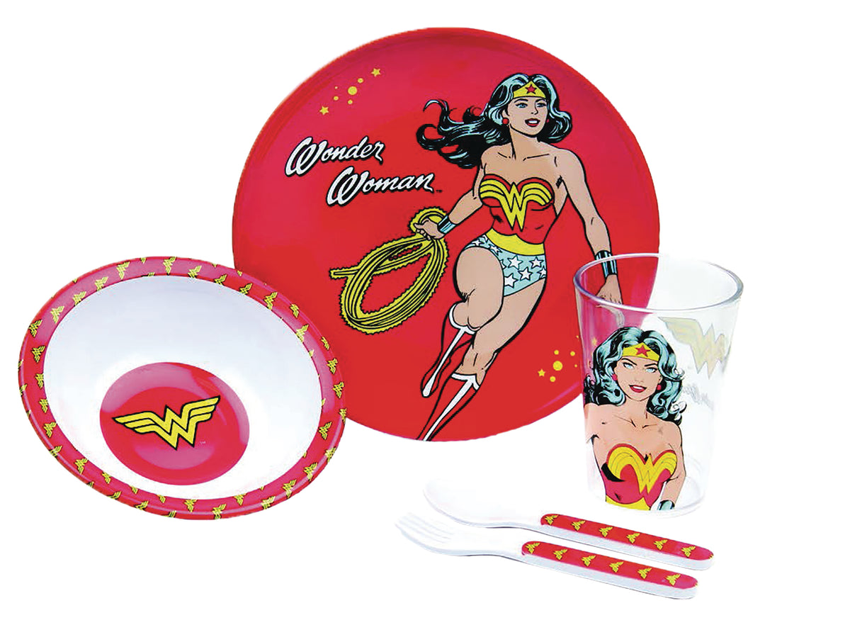 DC Wonder Woman 5 Piece Meal-Time Set