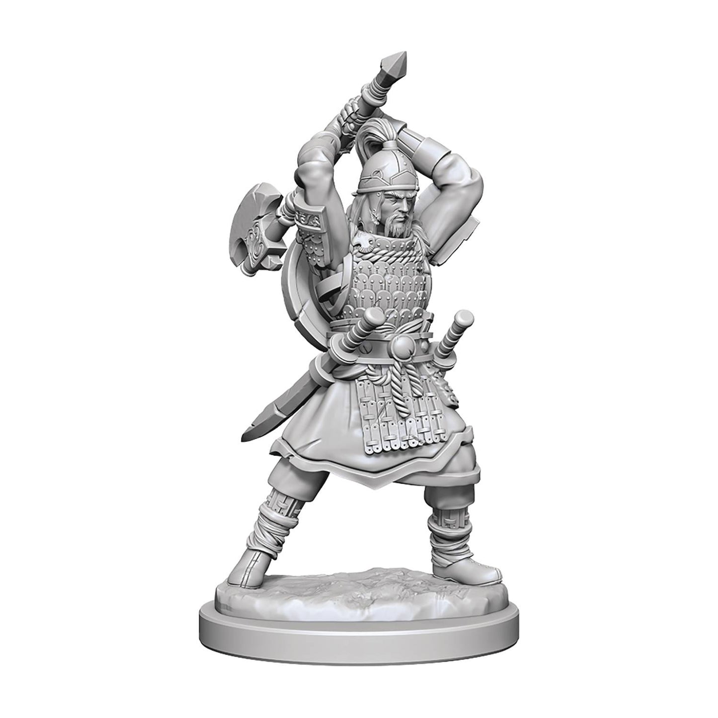 D&D Unpainted Human Barbarian Male