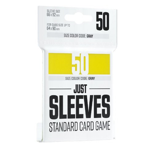Gamegenic Just Sleeves Standard Yellow 50ct