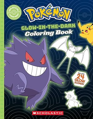 Pokemon Glow in the Dark Coloring Book