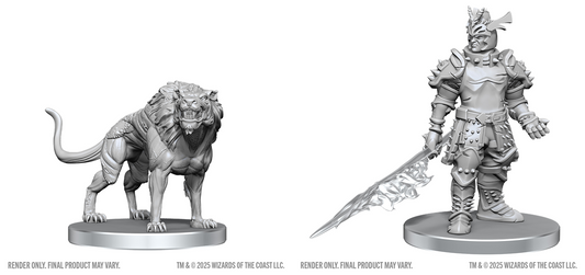 D&D Unpainted Hell Hound & Narzugon (WV28)