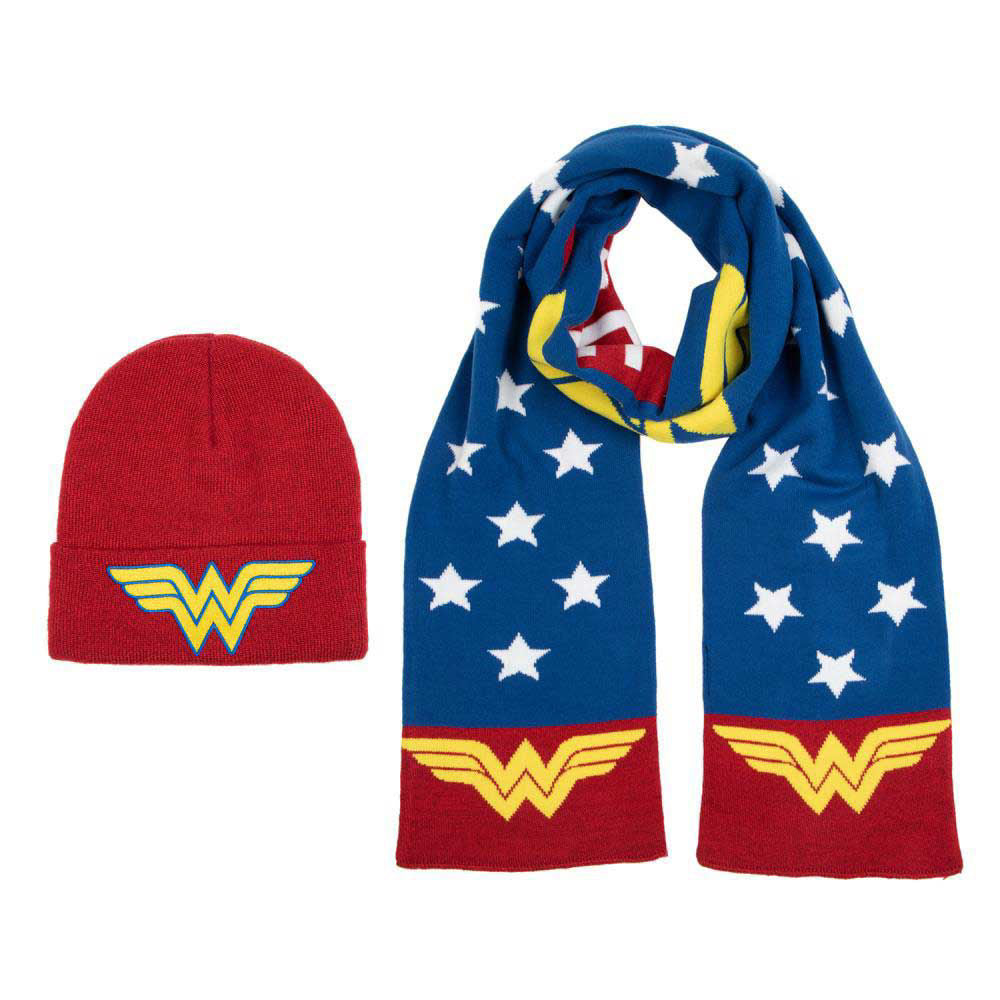 Wonder Woman Hat & Scarf Combo
