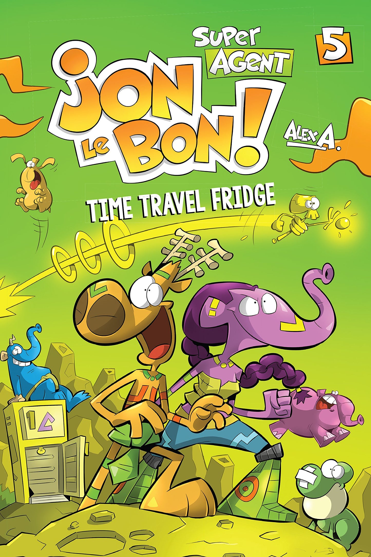 Super Agent Jon le Bon Season 1 Volume 5 Time Travel Fridge