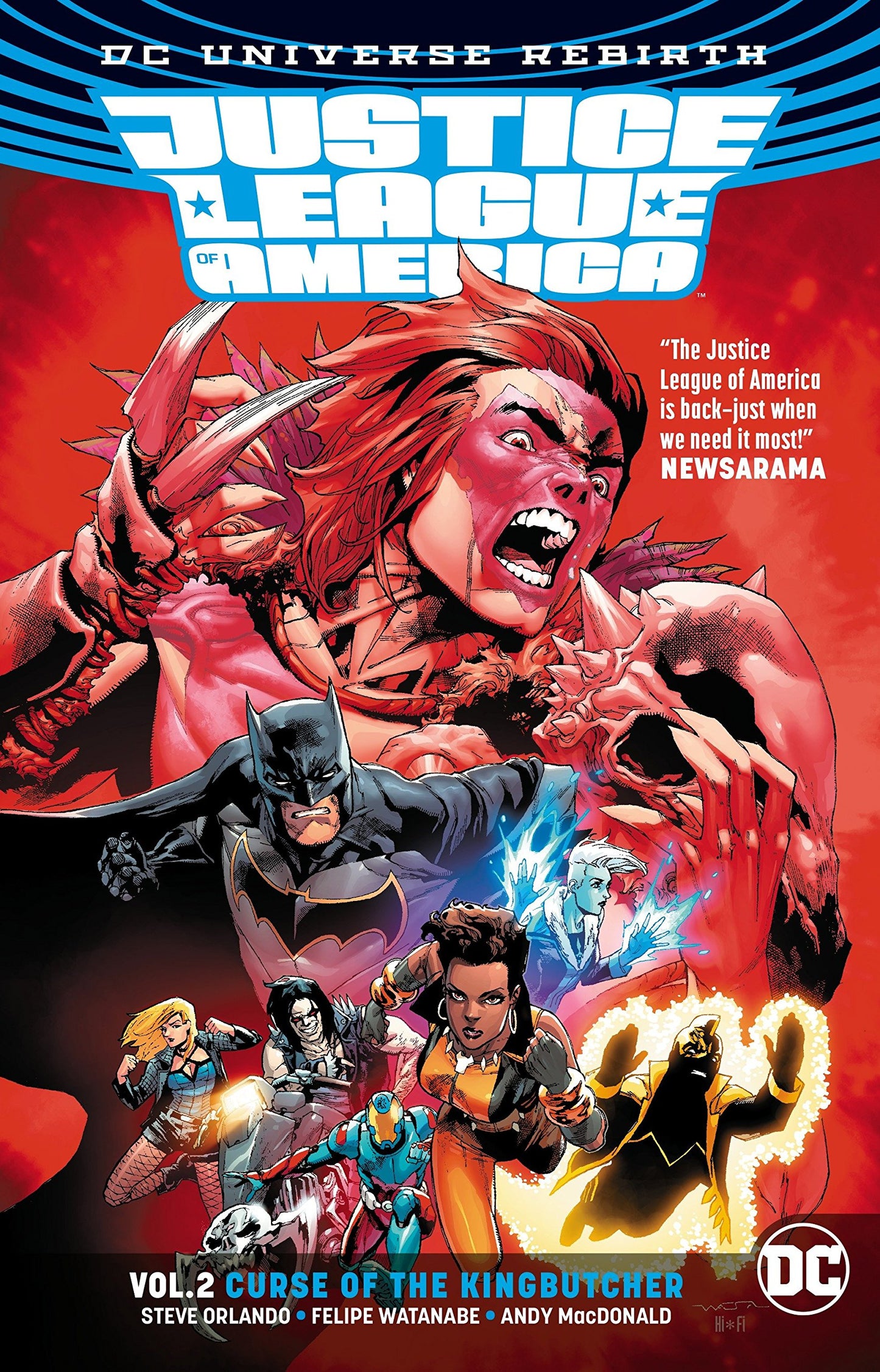 Justice League Of America Vol. 02 Curse of the Kingbutcher (Rebirth)